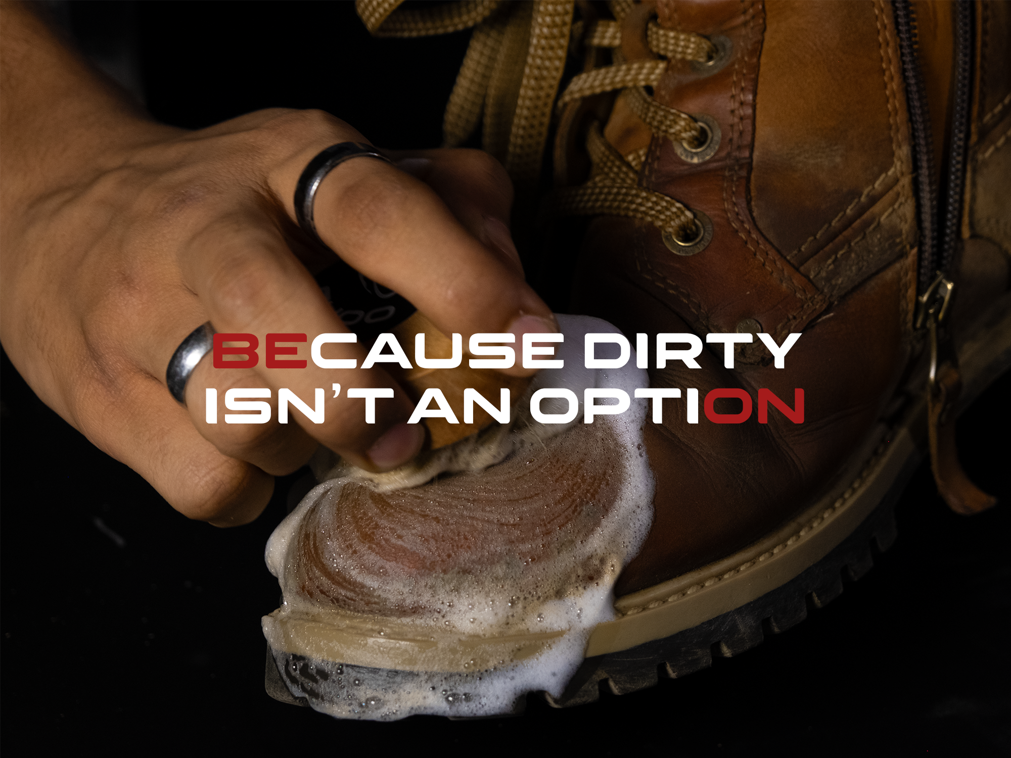 Cleaning sneaker using APEX shoe cleaner
